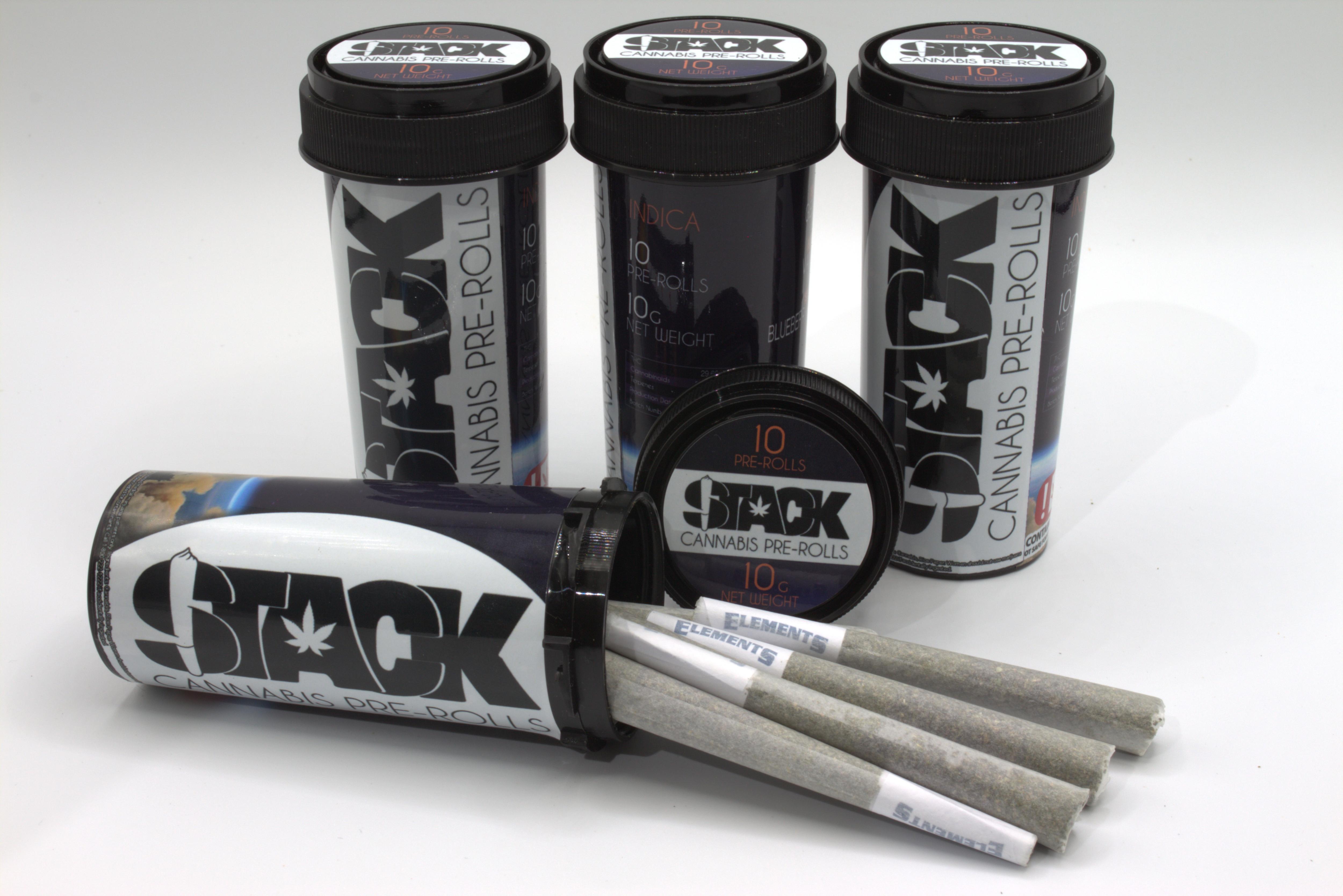 Stack  10-1g Pre-Rolls (5 per case) - Blueberry Sinmints / Candy Splash / Sugar Berry Haze (I)