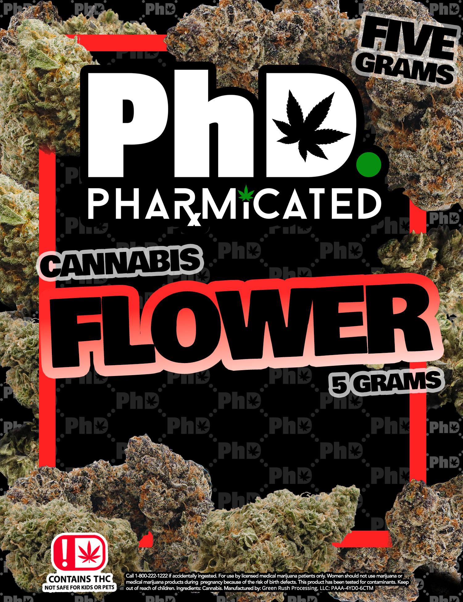 PhD-Pre-Pack 5g (flower) - Cookies N Dream (S)