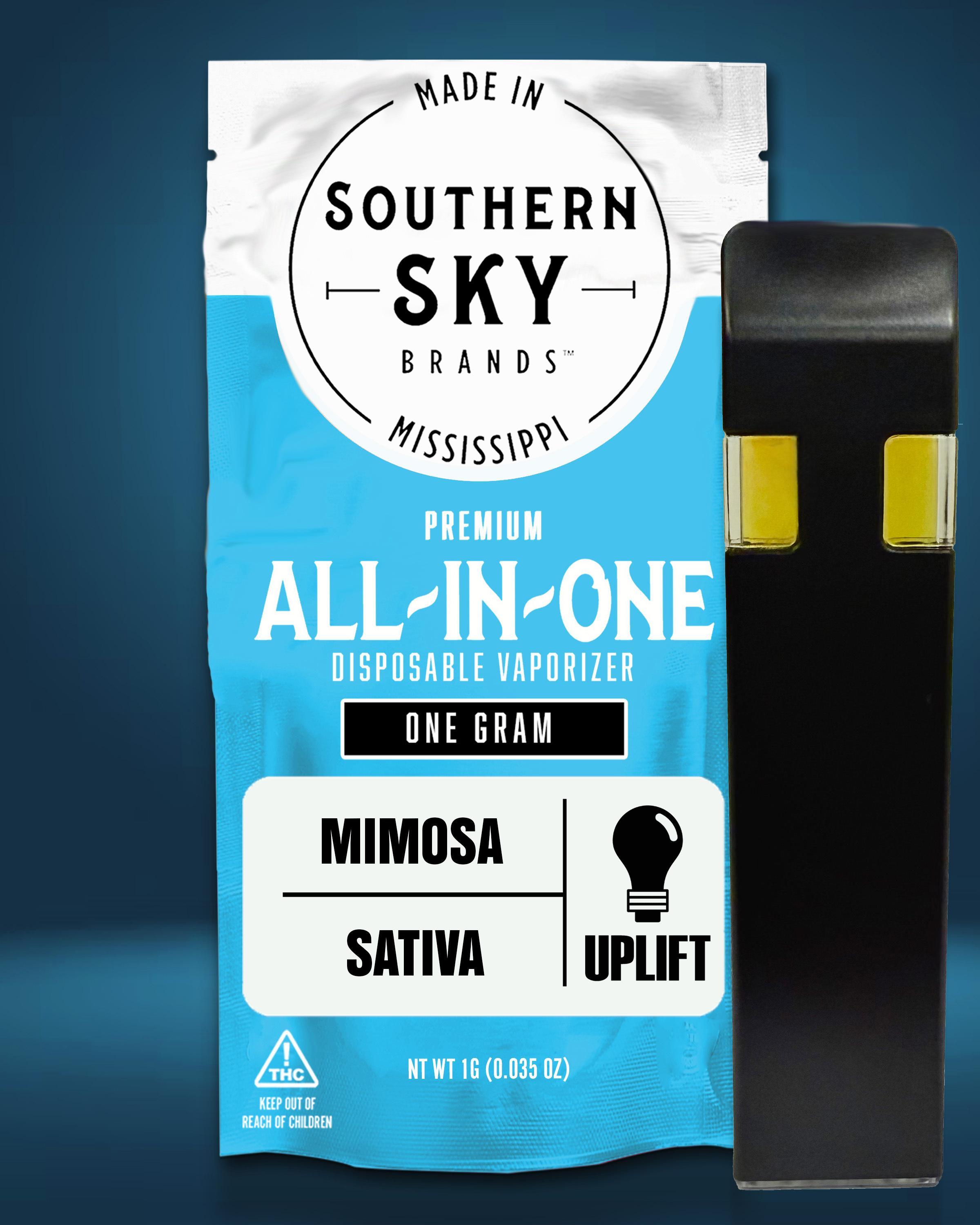 1g Mimosa Disposable Vape (59.5% THC, 5.70% Terpenes) - SATIVA