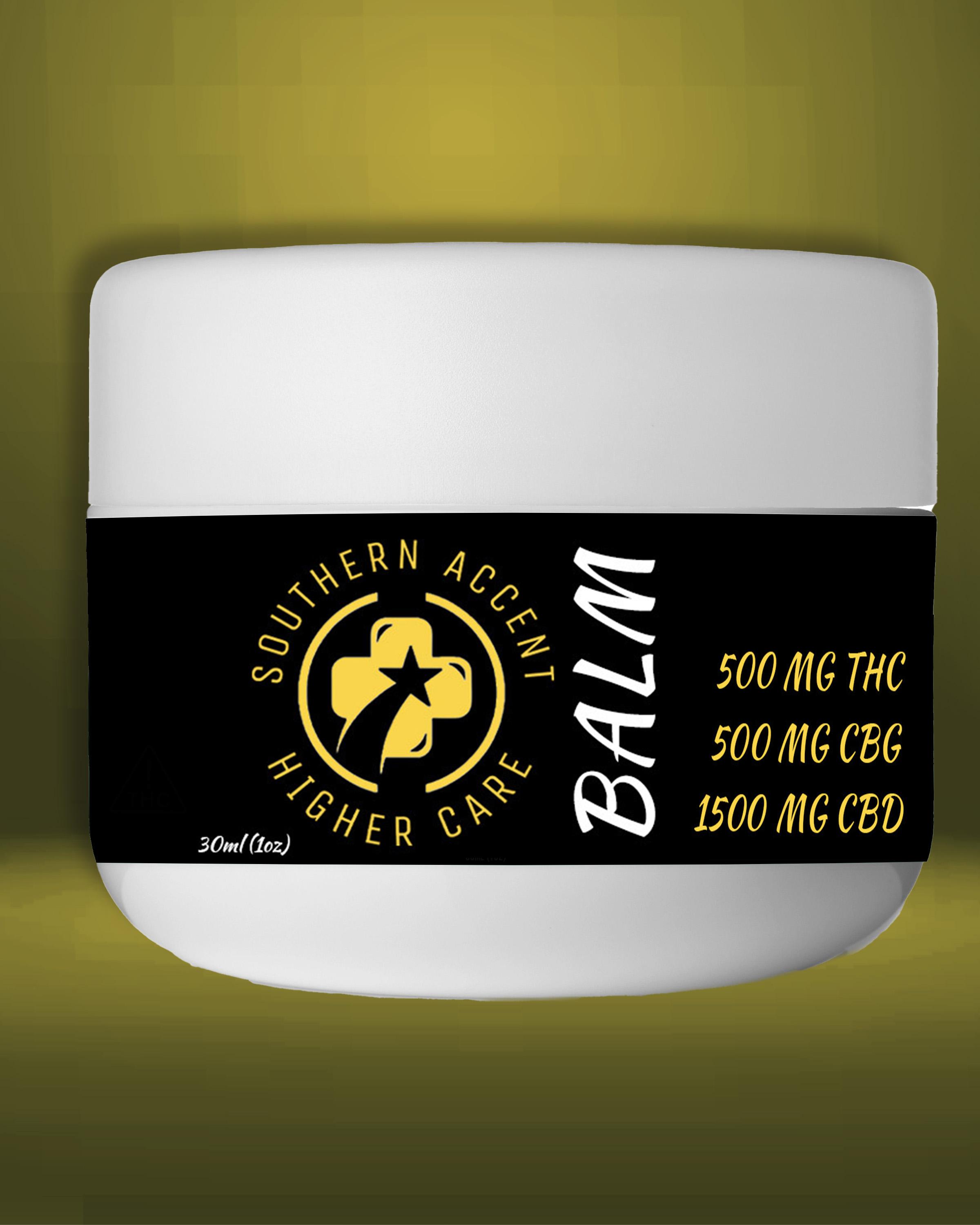 Southern Accent Lilac Bloom Topical Balm (525mg THC, 1631mg CBD, 525mg CBG)