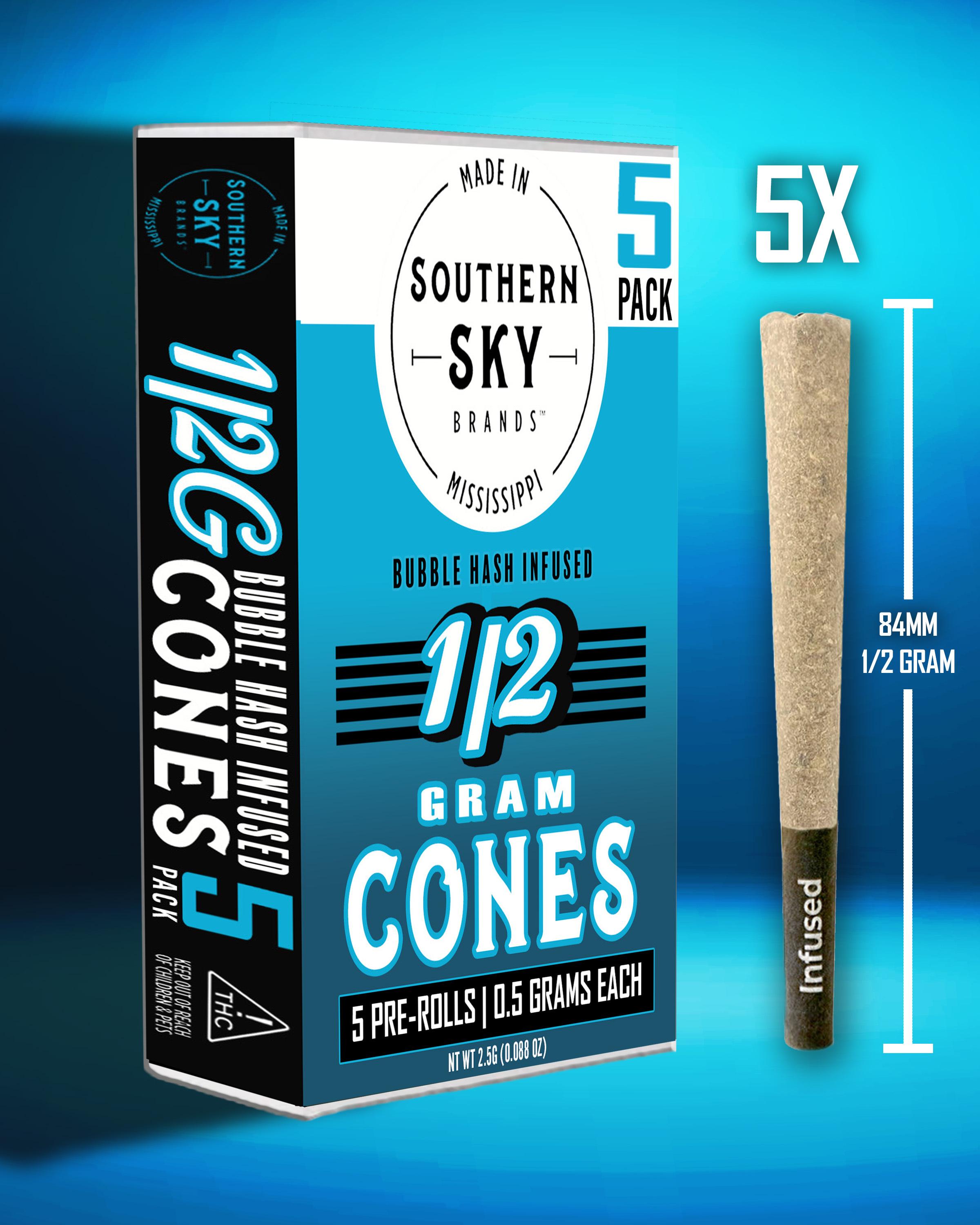 Spicy Tai 0.5g Bubble Hash Infused Pre-Roll 5-Pack (30.8% THC) - SATIVA HYBRID