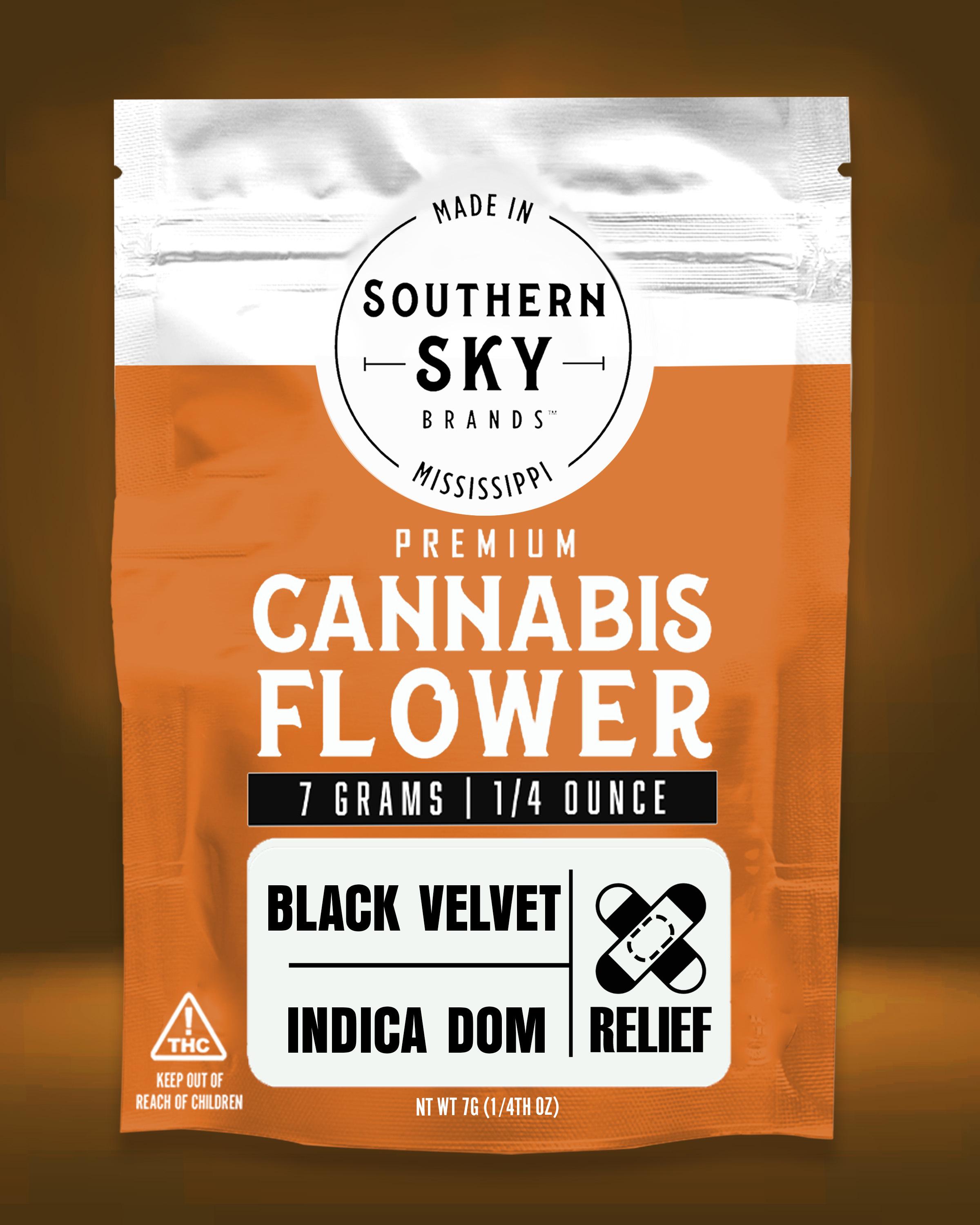 Black Velvet 7g (24.4% THC, 1.90% Terpenes) - INDICA HYBRID