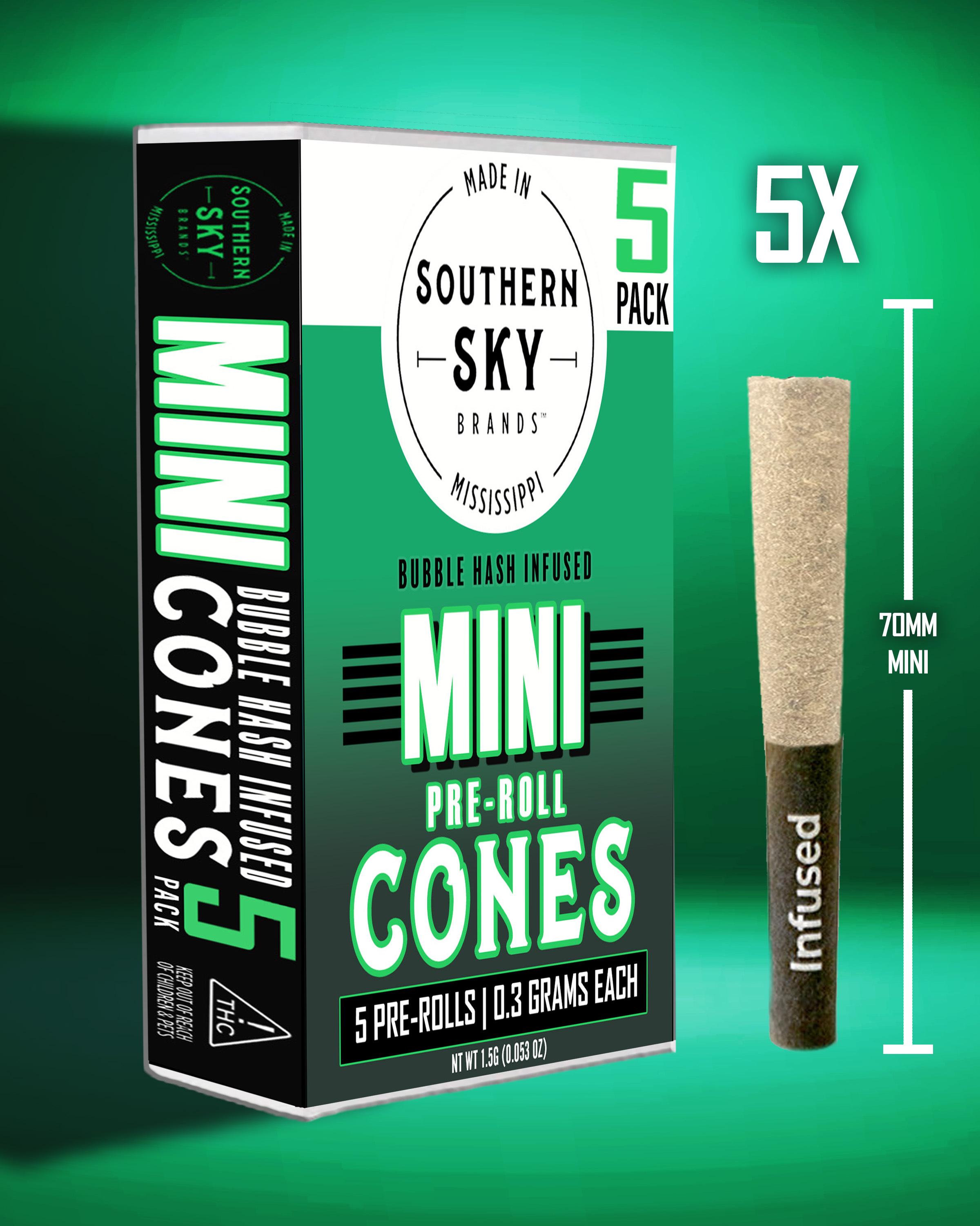 Spicy Tai 0.3g Bubble Hash Infused Pre-Roll 5-Pack (33.4% THC, 2.69% Terpenes) - SATIVA HYBRID