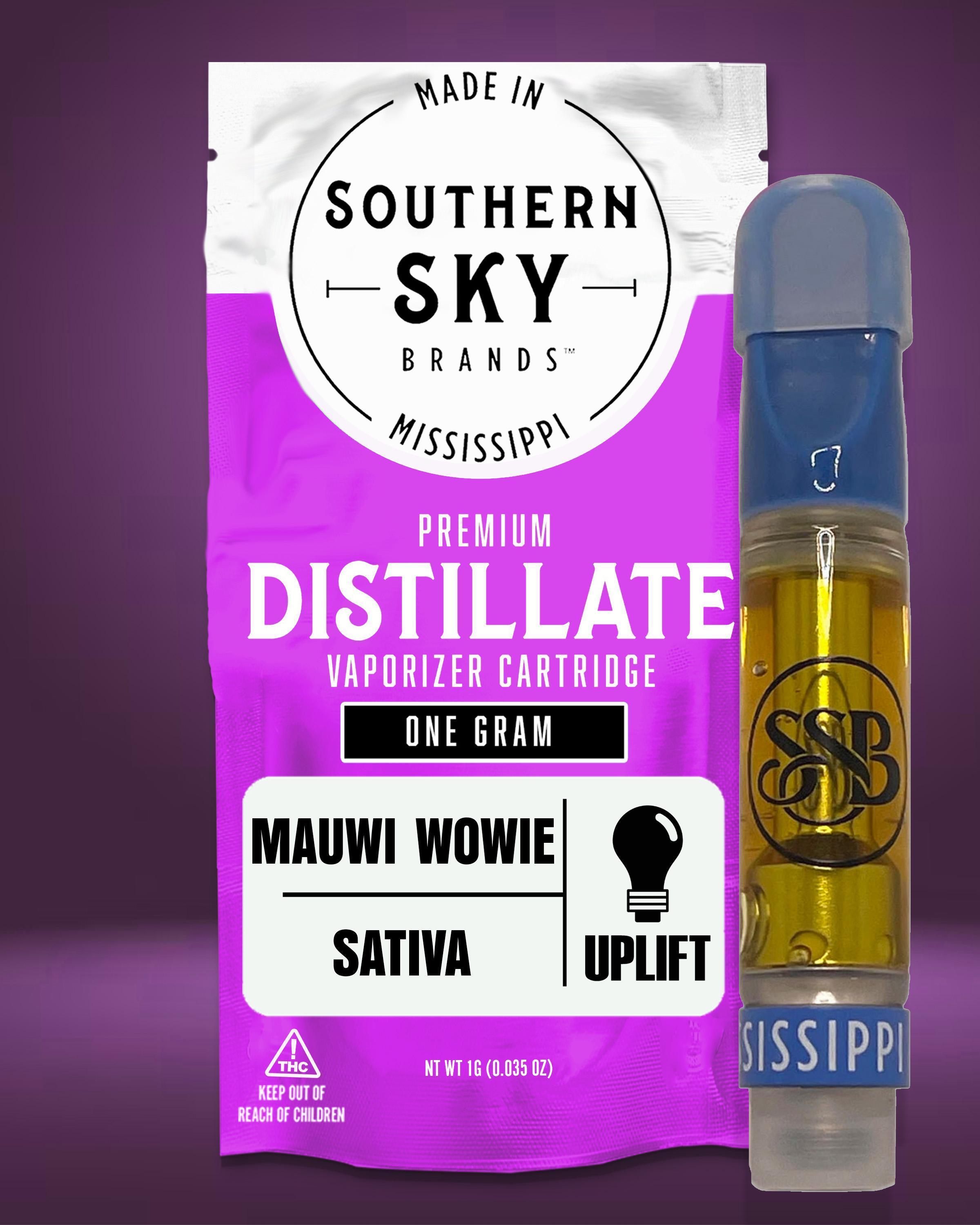 1g Maui Wowie Vape Cart (59.9% THC, 5.56% Terps) - SATIVA