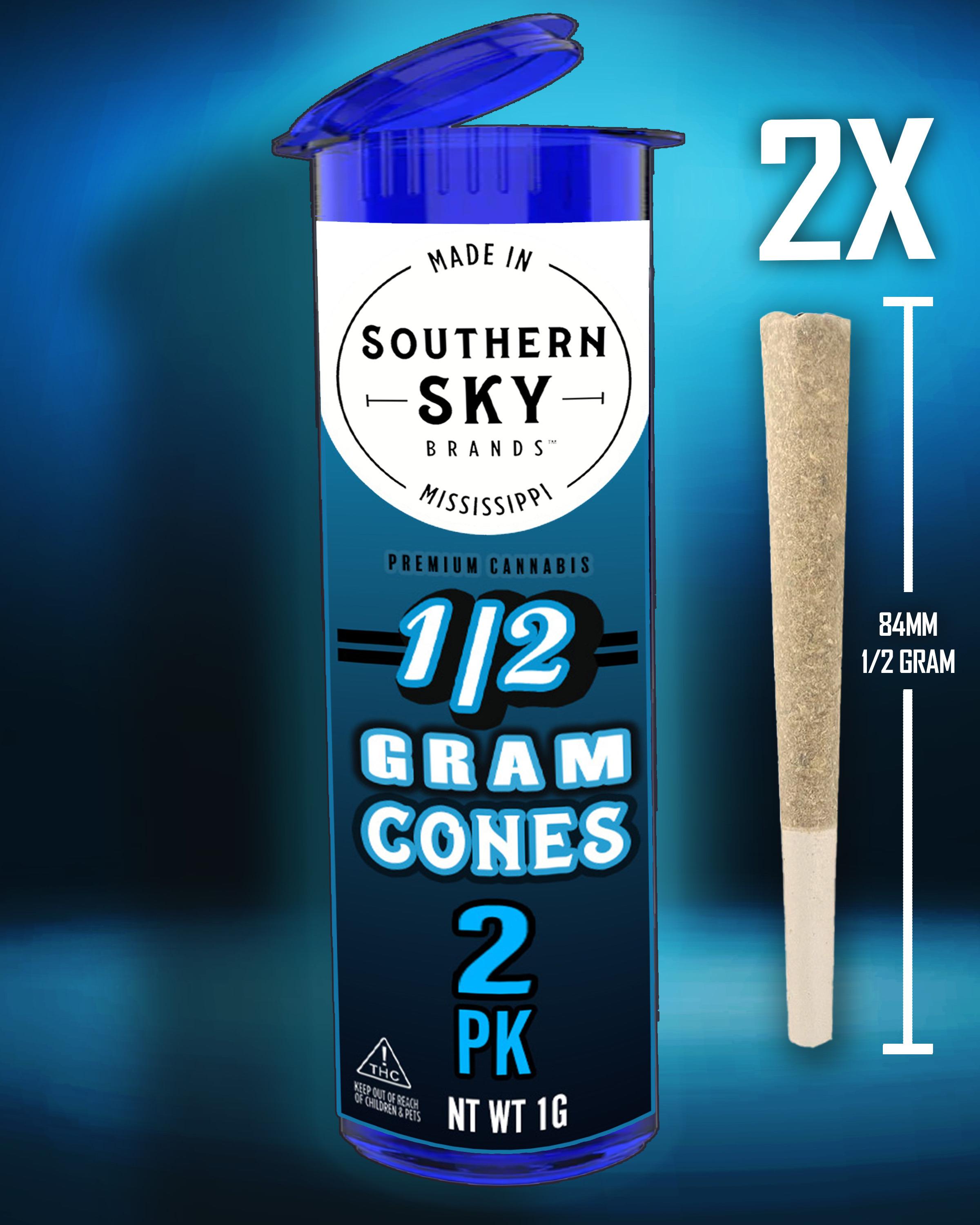 0.5g Sour Mai Tai 2-Pack Pre-Roll (20.6% THC 1.88% Terpenes) - SATIVA HYBRID