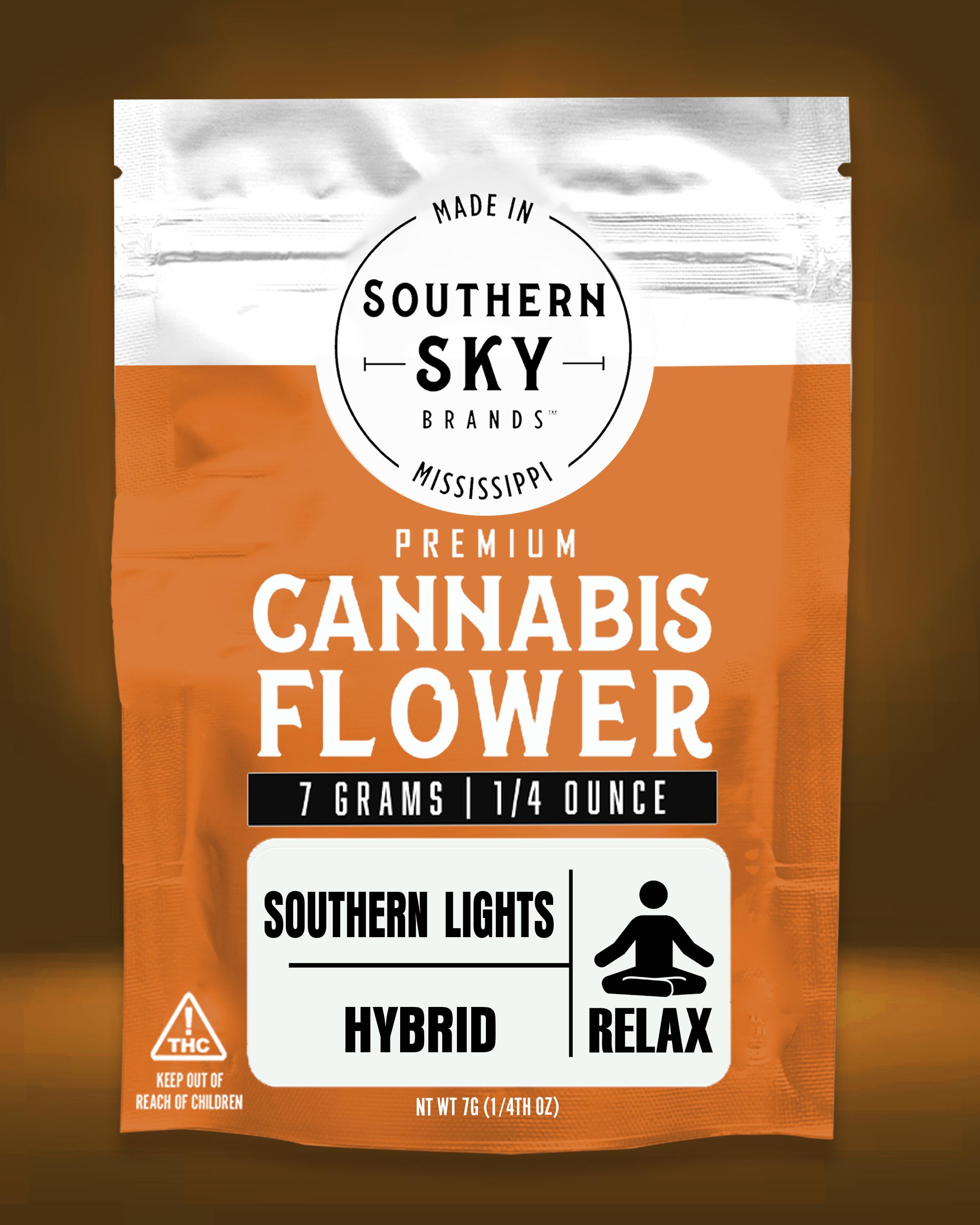 Southern Lights 7g (26.8% THC, 3.30% Terpenes) - HYBRID